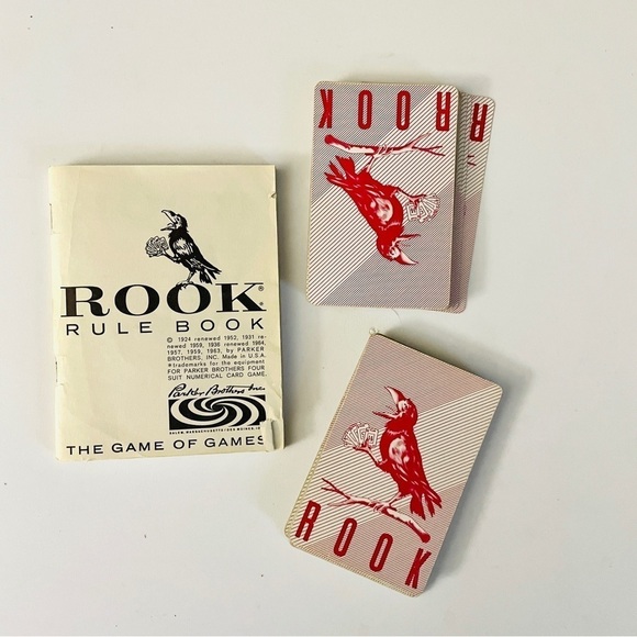1963 Card Rook Game of Games Parker Brothers Inc. Salem Mass Vintage - Picture 2 of 5